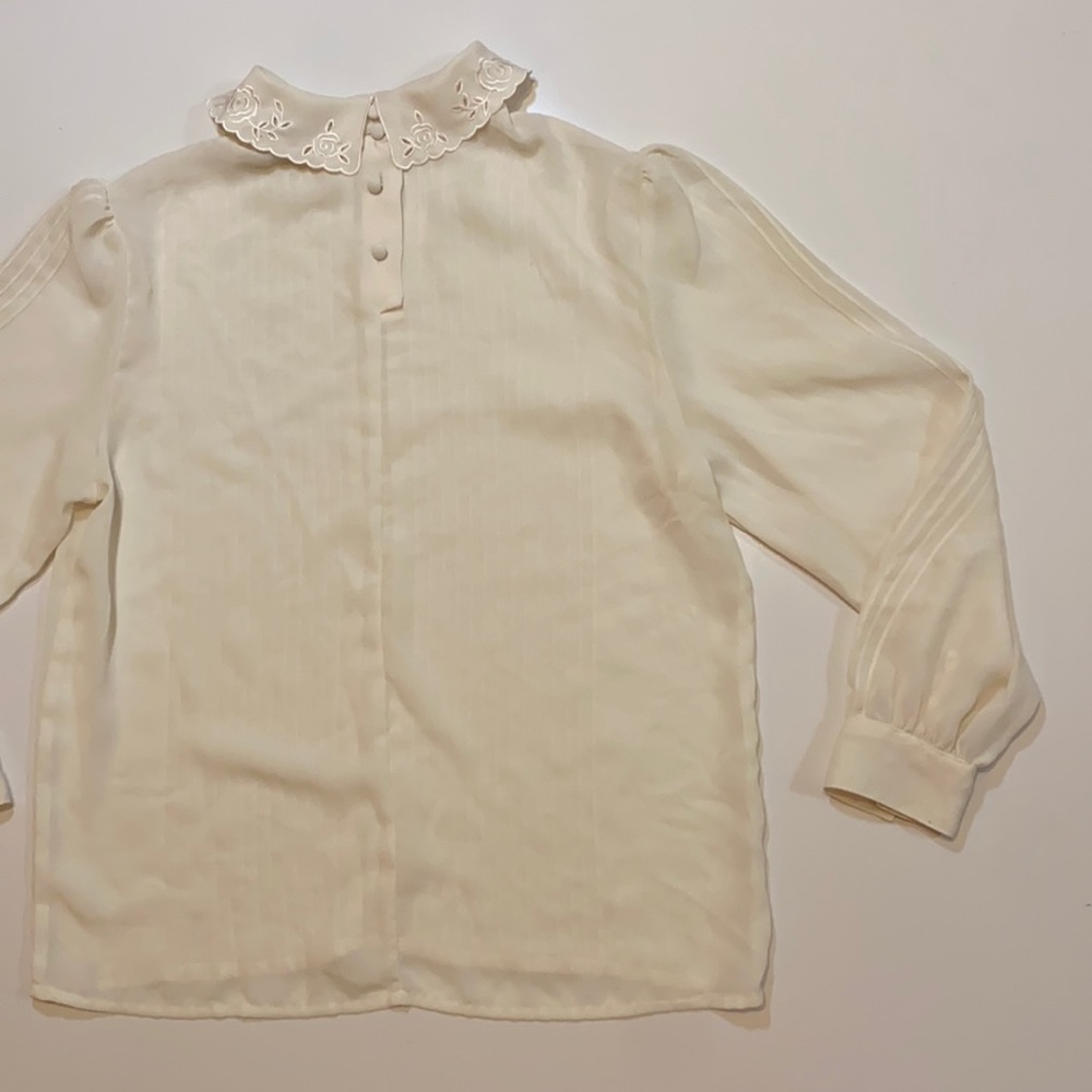 Vintage Victorian Style Karen Scott blouse - Picture 5 of 15